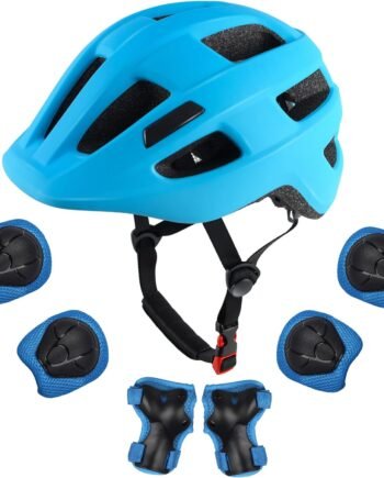 Kids Bike Helmet for Ages 1-8 Years, Adjustable Toddler Boys and Girls Helmets, Lightweight Child Infant Bicycle Cycling Scooter Sports Helmet 48-54cm