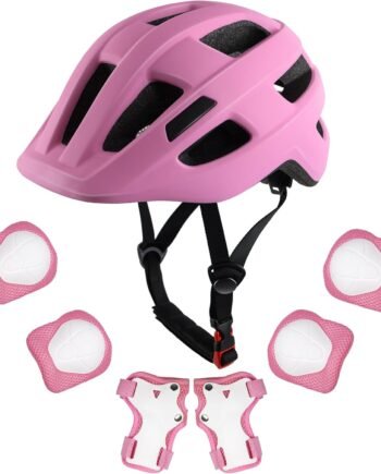 Kids Bike Helmet for Ages 1-8 Years, Adjustable Toddler Boys and Girls Helmets, Lightweight Child Infant Bicycle Cycling Scooter Sports Helmet 48-54cm