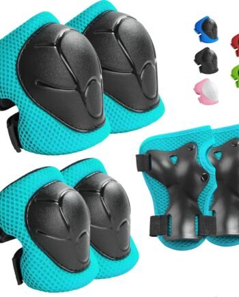 Kids Protective Gear Set Knee Pads for Kids 3-14 Years Toddler Knee and Elbow Pads with Wrist Guards 3 in 1 for Skating Cycling Bike Rollerblading Scooter